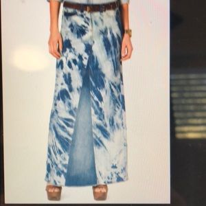 NWOT Michael by Michael Kors denim maxi skirt